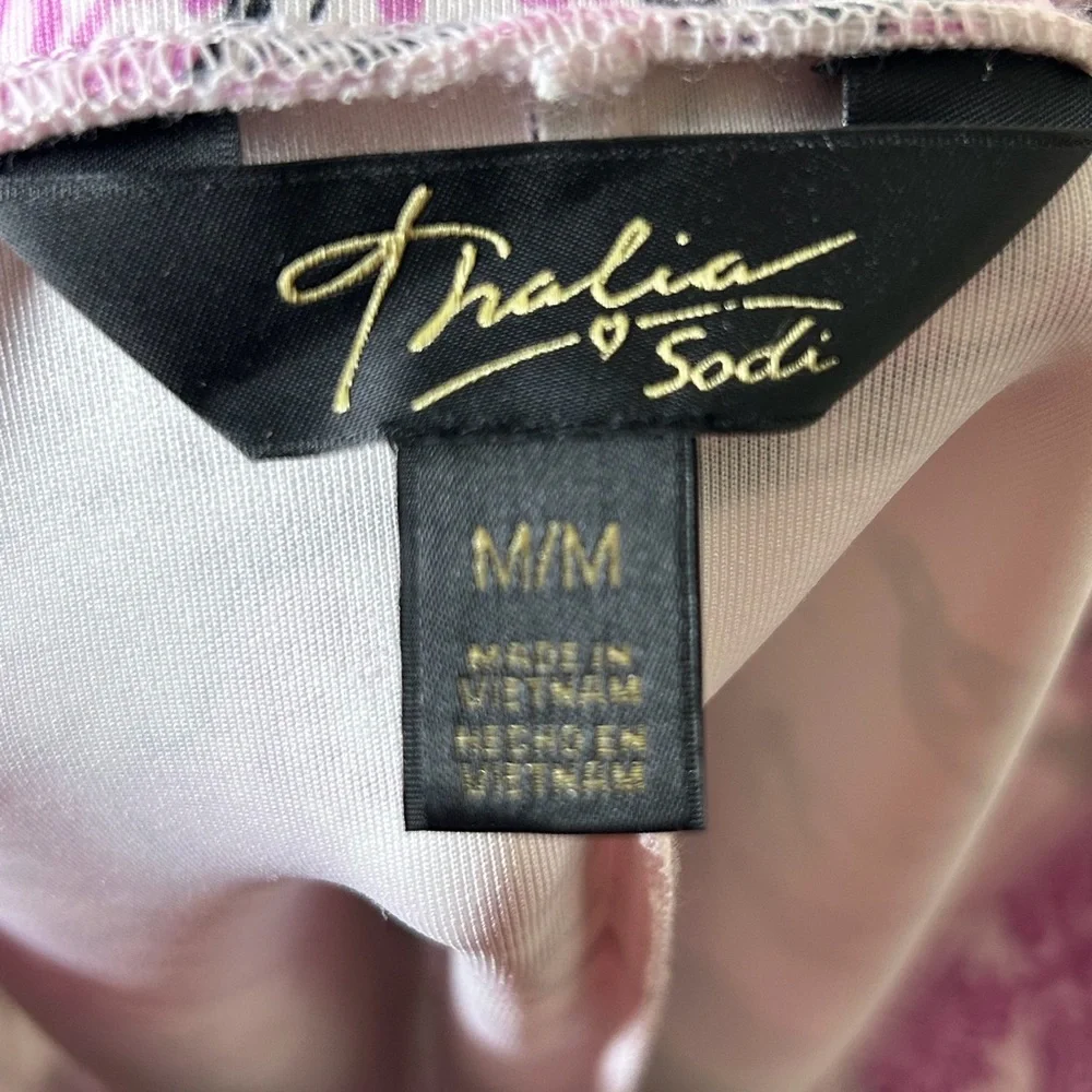 Thalia Sodi Lavender and Black Floral Scroll Pencil Skirt - Picture 5 of 6